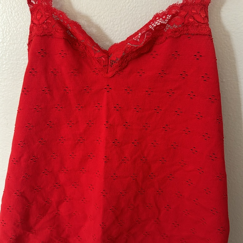 NWOT Free People Intimately Eyelet Seamless Halter Top Size M/L - Picture 7 of 9